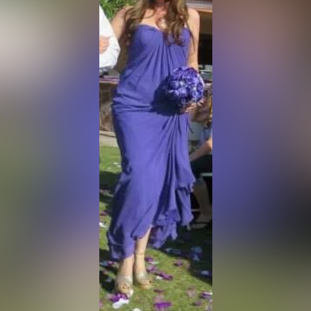 Bridesmaids Dress! Dessy Collection Vibrant Purple Dress